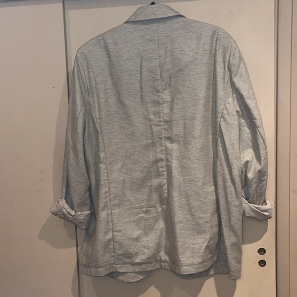 Goodfellow & Co cotton & linen combo oversized tan jacket size XL NWOT / new - Picture 4 of 8